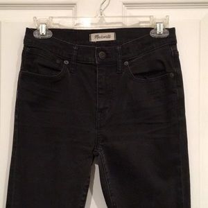 Madewell Washed Black Demi-boot size 25